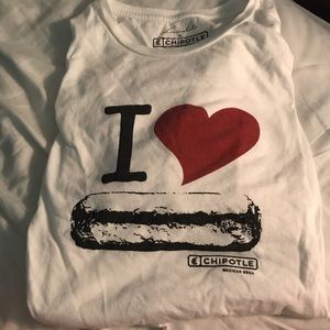Chipotle brand shirt